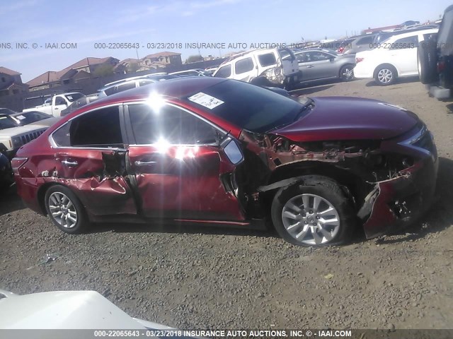 1N4AL3APXEN350678 - 2014 NISSAN ALTIMA 2.5/S/SV/SL RED photo 6