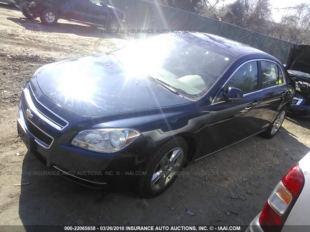 1G1ZC5EB1AF221717 - 2010 CHEVROLET MALIBU 1LT 深蓝色 照片 2