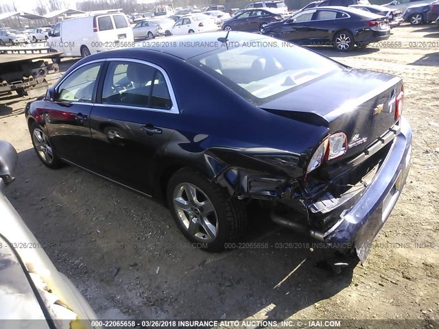 1G1ZC5EB1AF221717 - 2010 CHEVROLET MALIBU 1LT 深蓝色 照片 3