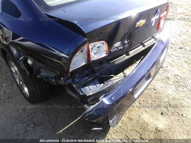 1G1ZC5EB1AF221717 - 2010 CHEVROLET MALIBU 1LT 深蓝色 照片 6