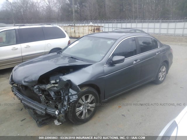 1HGCP26449A074044 - 2009 HONDA ACCORD LXP GRAY photo 2