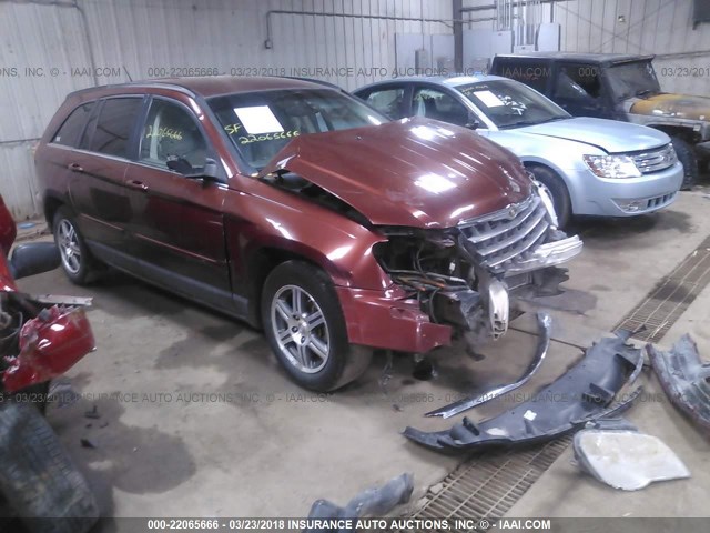 2A8GF68X37R195909 - 2007 CHRYSLER PACIFICA TOURING MAROON photo 1