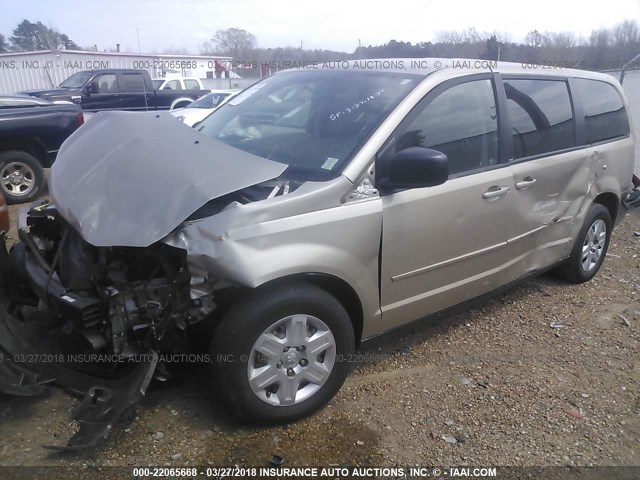 2D8HN44E49R531451 - 2009 DODGE GRAND CARAVAN SE GOLD photo 6