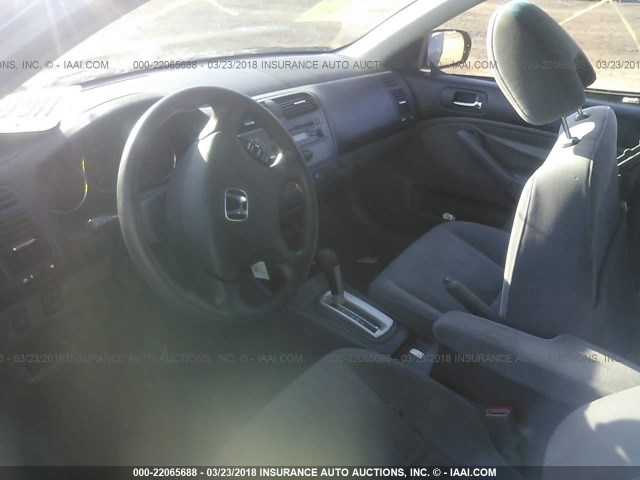 1HGES16573L013342 - 2003 HONDA CIVIC LX BLUE photo 5