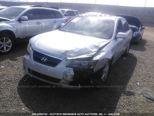 5NPEU46F87H246787 - 2007 HYUNDAI SONATA SE/LIMITED SILVER photo 2