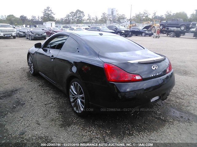 JN1CV6EK2BM214840 - 2011 INFINITI G37 SPORT BLACK photo 3