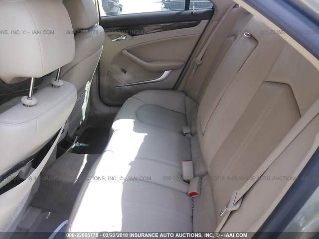 1G6DE5EG9A0104934 - 2010 CADILLAC CTS LUXURY COLLECTION Ոսկեգույն լուսանկար 8