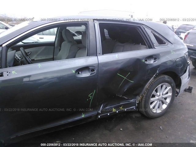 4T3BE11AX9U004847 - 2009 TOYOTA VENZA GRAY photo 6