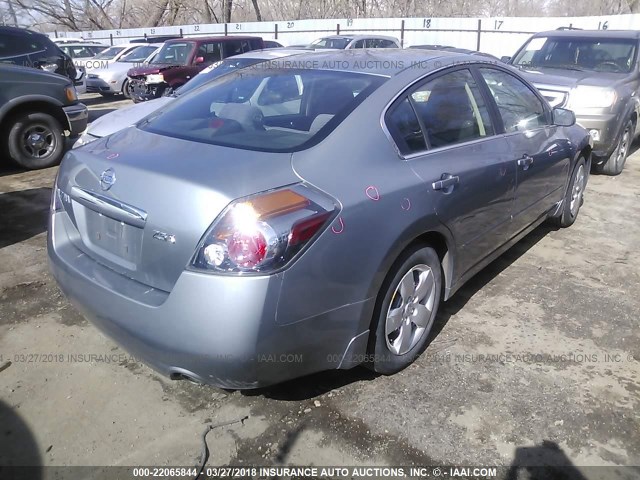 1N4AL21E37N469930 - 2007 NISSAN ALTIMA 2.5/2.5S SILVER photo 4