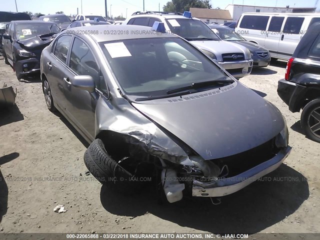 2HGFA16527H310206 - 2007 HONDA CIVIC LX GRAY photo 1