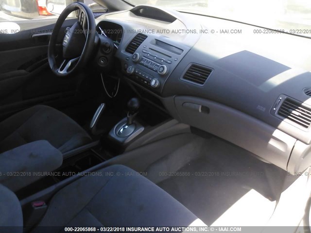 2HGFA16527H310206 - 2007 HONDA CIVIC LX GRAY photo 5