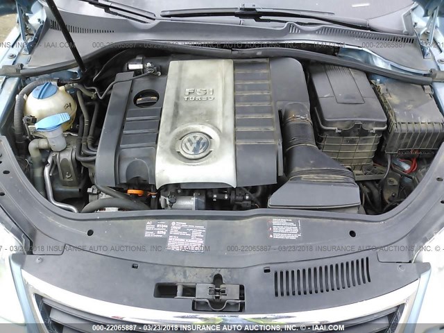 WVWFA71F88V019090 - 2008 VOLKSWAGEN EOS LUX 蓝色 照片 10