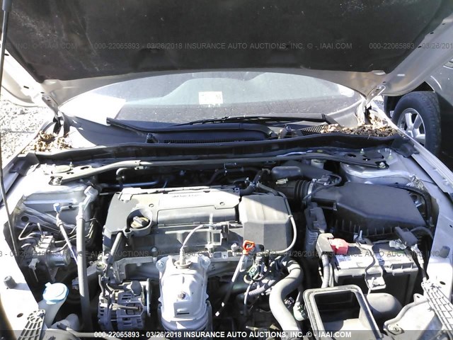 1HGCR2F54EA010261 - 2014 HONDA ACCORD SPORT SILVER photo 10