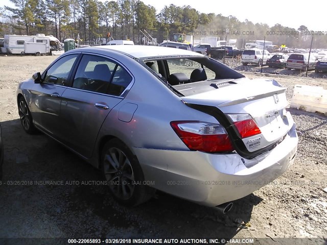 1HGCR2F54EA010261 - 2014 HONDA ACCORD SPORT Күміс фото 3