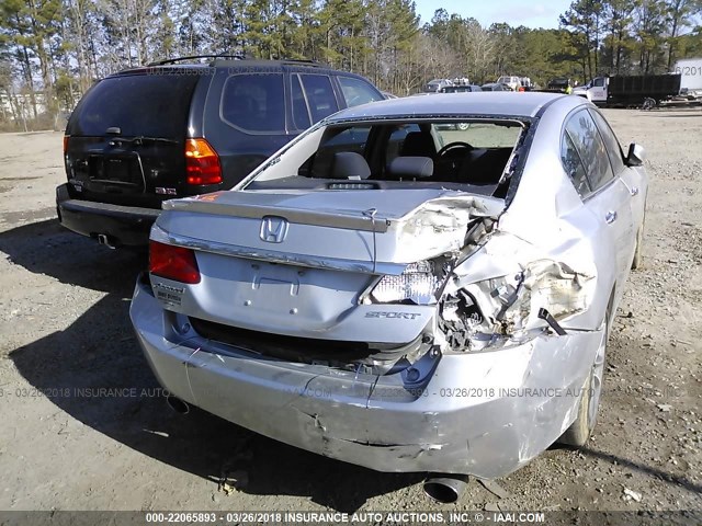 1HGCR2F54EA010261 - 2014 HONDA ACCORD SPORT Күміс фото 6