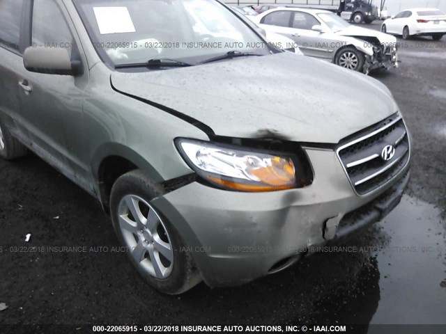 5NMSH73E99H303387 - 2009 HYUNDAI SANTA FE SE/LIMITED GREEN photo 6