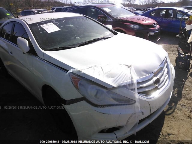 5NPEB4AC6DH724476 - 2013 HYUNDAI SONATA GLS Blanco foto 1