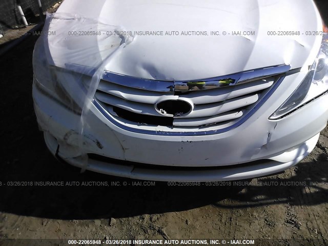 5NPEB4AC6DH724476 - 2013 HYUNDAI SONATA GLS Blanco foto 6
