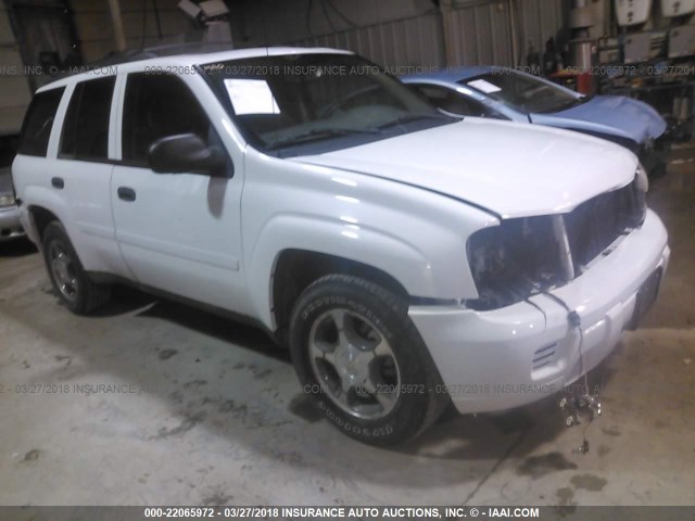 1GNDT13S382262887 - 2008 CHEVROLET TRAILBLAZER LS/LT WHITE photo 1