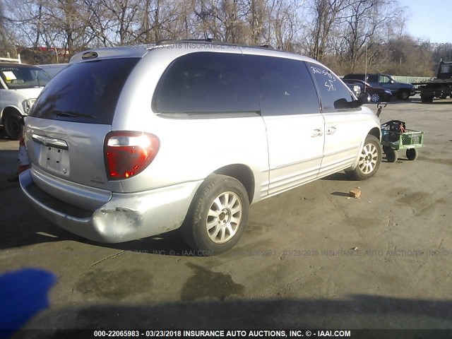 2C4GT54L72R623003 - 2002 CHRYSLER TOWN & COUNTRY LXI SILVER photo 4