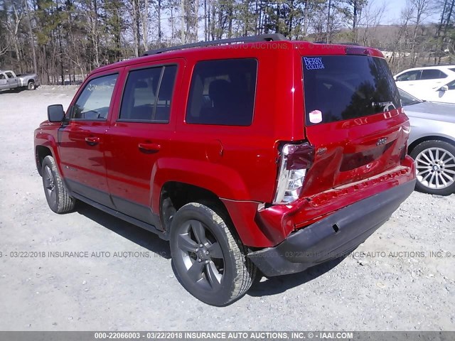 1C4NJPBA6GD678126 - 2016 JEEP PATRIOT SPORT RED photo 3