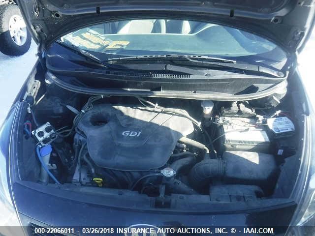 KNADM4A32D6252564 - 2013 KIA RIO LX Սև լուսանկար 10