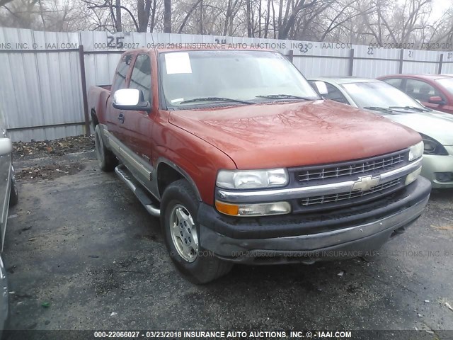 2GCEK19T211327136 - 2001 CHEVROLET SILVERADO K1500 ORANGE photo 1