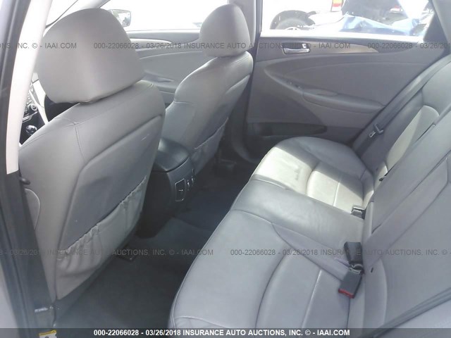 KMHEC4A47CA044674 - 2012 HYUNDAI SONATA HYBRID SILVER photo 8