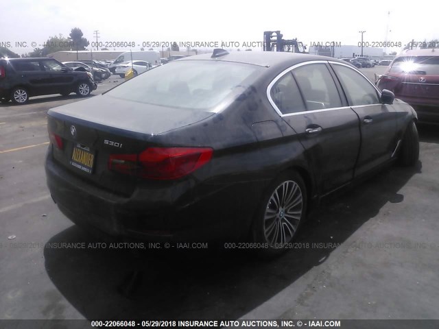 WBAJA5C53JWA36799 - 2018 BMW 530 I BLACK photo 4