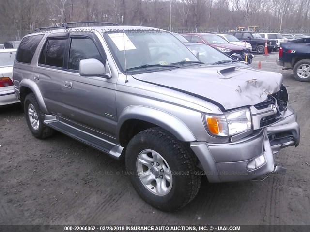 JT3HN86R620388951 - 2002 TOYOTA 4RUNNER SR5 SILVER photo 1