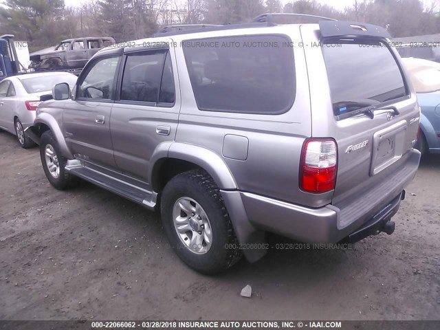 JT3HN86R620388951 - 2002 TOYOTA 4RUNNER SR5 SILVER photo 3