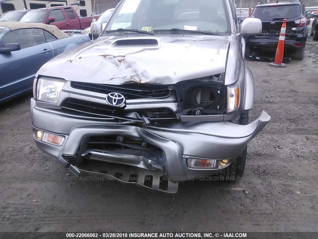 JT3HN86R620388951 - 2002 TOYOTA 4RUNNER SR5 SILVER photo 6