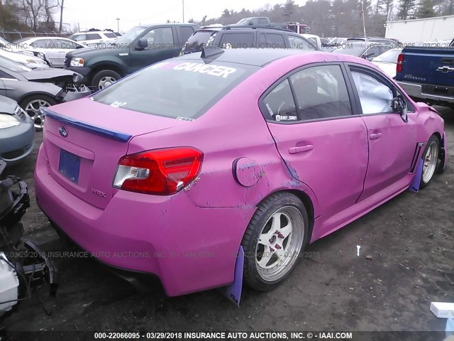 JF1VA1B68H9820544 - 2017 SUBARU WRX PINK photo 4