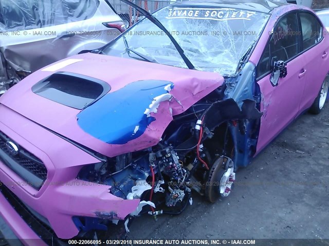 JF1VA1B68H9820544 - 2017 SUBARU WRX PINK photo 6