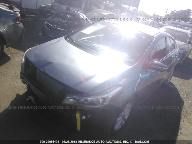 3KPFL4A75HE021269 - 2017 KIA FORTE LX/S GRAY photo 2