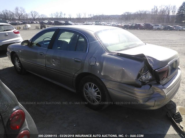 1G4HP52KX3U119144 - 2003 BUICK LESABRE CUSTOM GOLD photo 3