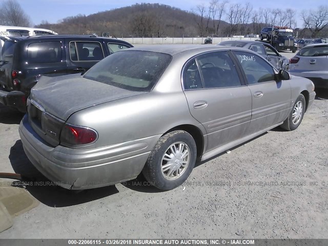 1G4HP52KX3U119144 - 2003 BUICK LESABRE CUSTOM GOLD photo 4