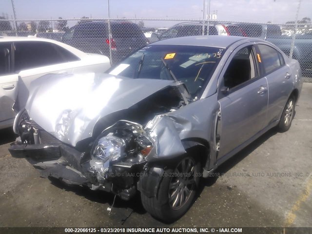 4A32B2FF5CE019075 - 2012 MITSUBISHI GALANT FE SILVER photo 2