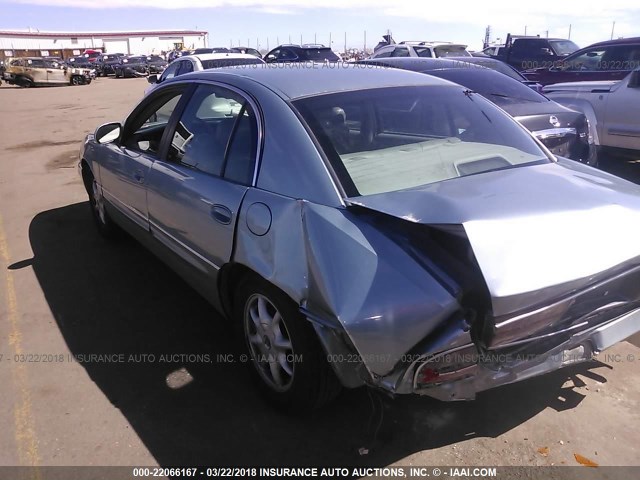 1G4CW54K834155201 - 2003 BUICK PARK AVENUE  Light Blue photo 3