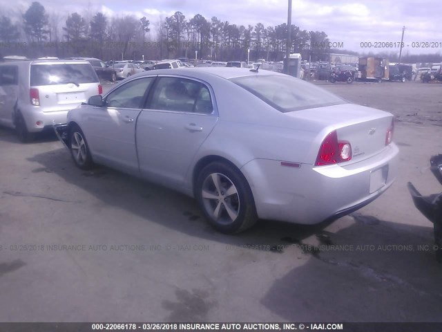1G1ZC5E14BF197373 - 2011 CHEVROLET MALIBU 1LT 银色 照片 3