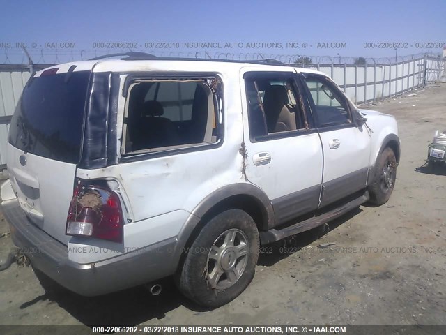 1FMFU17L63LA96686 - 2003 FORD EXPEDITION EDDIE BAUER WHITE photo 6