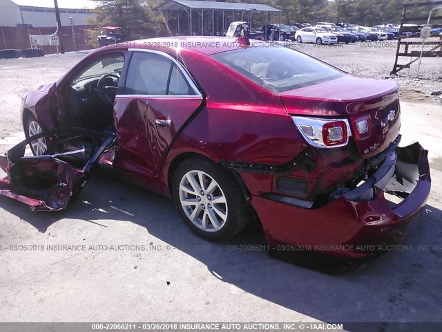 1G11H5SL0EF254936 - 2014 CHEVROLET MALIBU LTZ 红色 照片 3
