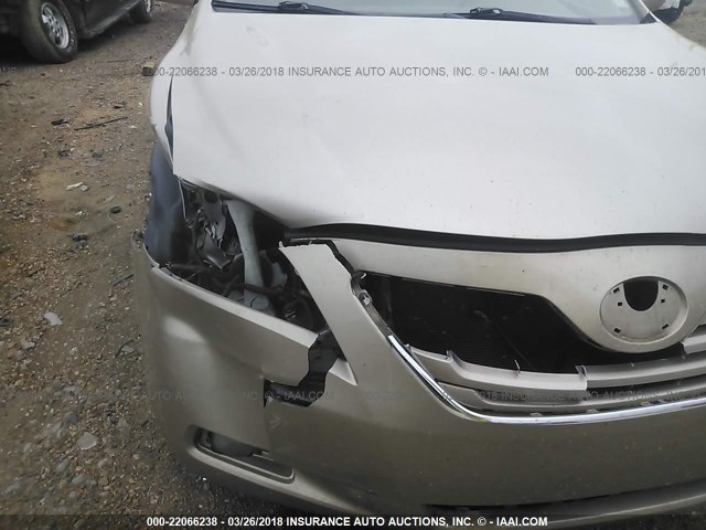 4T1BK46K27U506866 - 2007 TOYOTA CAMRY NEW GENERAT LE/XLE/SE TAN photo 6