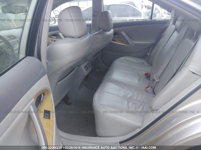 4T1BK46K27U506866 - 2007 TOYOTA CAMRY NEW GENERAT LE/XLE/SE TAN photo 8