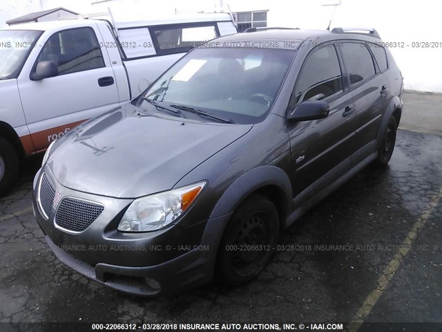 5Y2SL65867Z415170 - 2007 PONTIAC VIBE Pewter photo 2