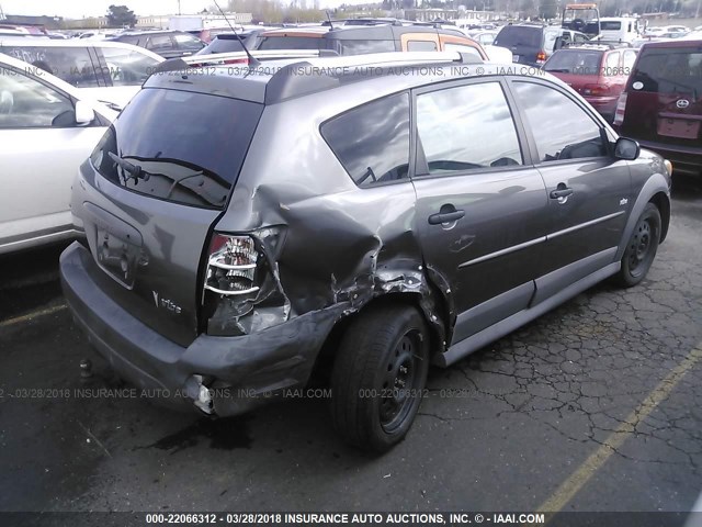 5Y2SL65867Z415170 - 2007 PONTIAC VIBE Pewter photo 4