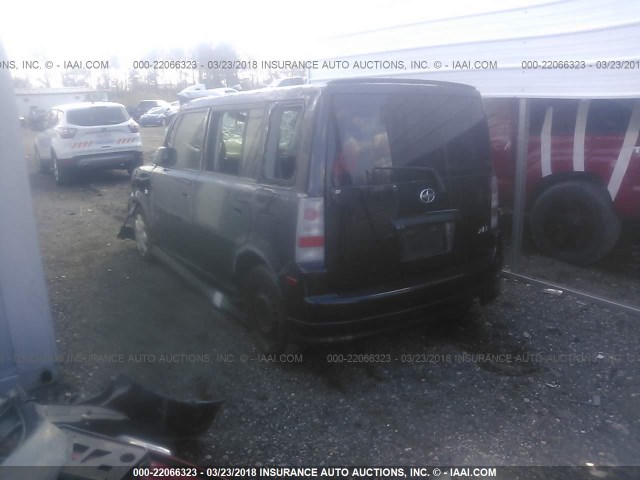 JTLKT324064055362 - 2006 TOYOTA SCION XB შავი ფოტო 3