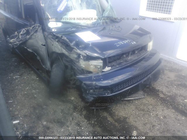 JTLKT324064055362 - 2006 TOYOTA SCION XB შავი ფოტო 6