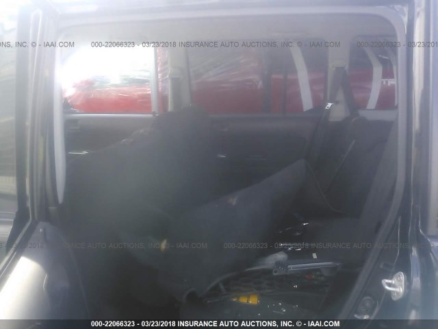 JTLKT324064055362 - 2006 TOYOTA SCION XB შავი ფოტო 8