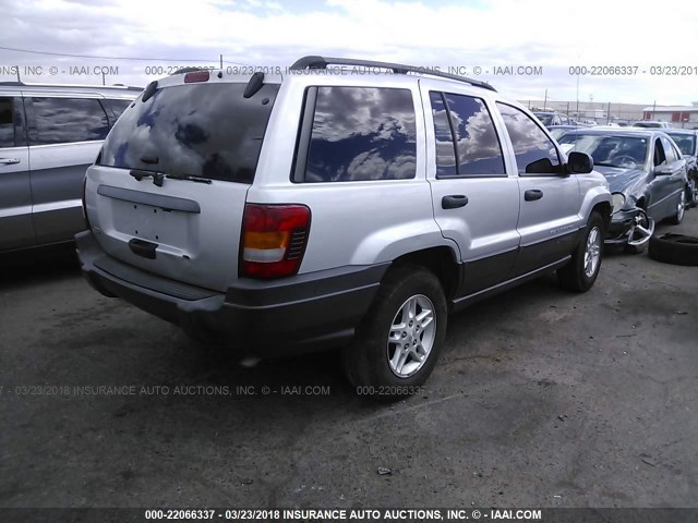 1J4GX48SX4C205069 - 2004 JEEP GRAND CHEROKEE LAREDO/COLUMBIA/FREEDOM SILVER photo 4